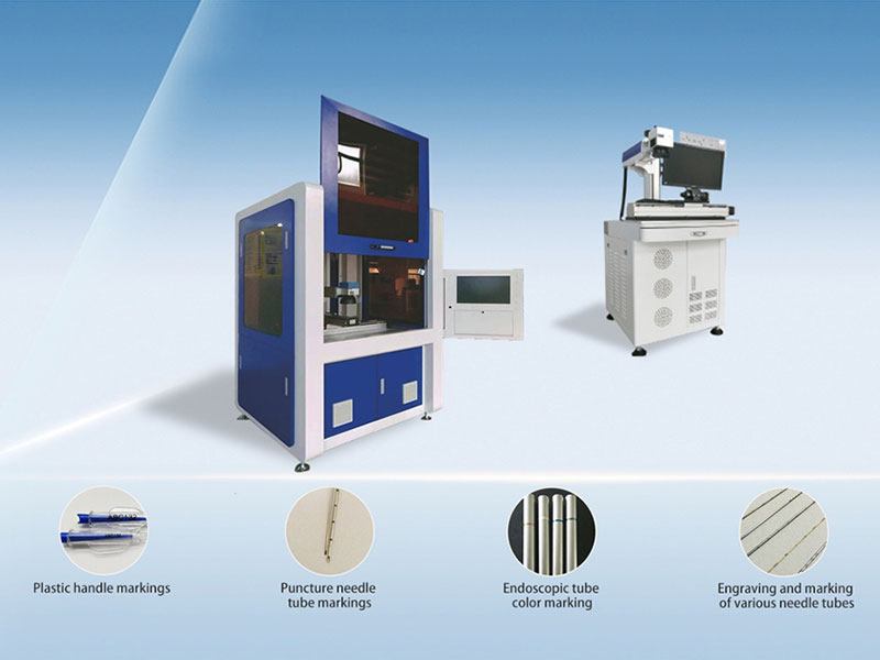 Medical device fiber laser marking machine